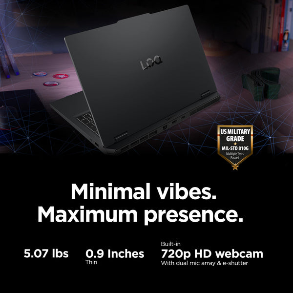 Lenovo - LOQ 15.6" 2K Gaming Laptop - Core i7 13650HX 2023 - 16GB Memory - NVIDIA GeForce RTX 5060 - 512 Storage - Eclipse Black