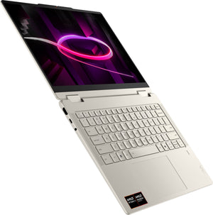 Lenovo - Yoga 7a 2-in-1 14" 2K OLED Touchscreen Laptop - AMD Ryzen AI 5 430 2026- 16GB Memory - 512GB SSD - Copilot+ PC - Seashell