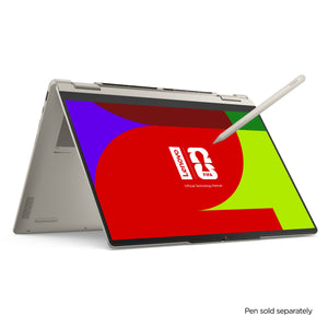 Lenovo - Yoga 7a 2-in-1 14" 2K OLED Touchscreen Laptop - AMD Ryzen AI 5 430 2026- 16GB Memory - 512GB SSD - Copilot+ PC - Seashell