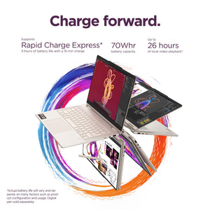 Lenovo - Yoga 7a 2-in-1 14" 2K OLED Touchscreen Laptop - AMD Ryzen AI 5 430 2026- 16GB Memory - 512GB SSD - Copilot+ PC - Seashell