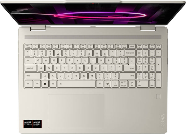 Lenovo - Yoga 7a 2-in-1 16" 2K LCD Touchscreen Laptop - AMD Ryzen AI 5 430 2026 - 16GB Memory - 512GB SSD - Copilot+ PC - Seashell
