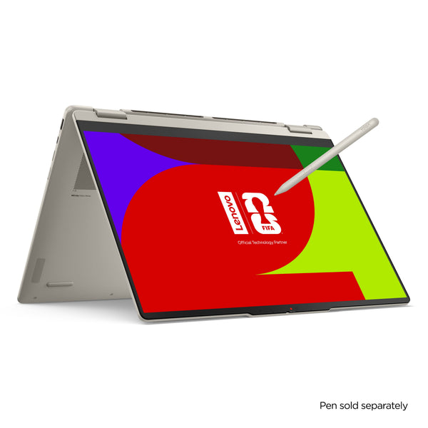 Lenovo - Yoga 7a 2-in-1 16" 2K LCD Touchscreen Laptop - AMD Ryzen AI 5 430 2026 - 16GB Memory - 512GB SSD - Copilot+ PC - Seashell