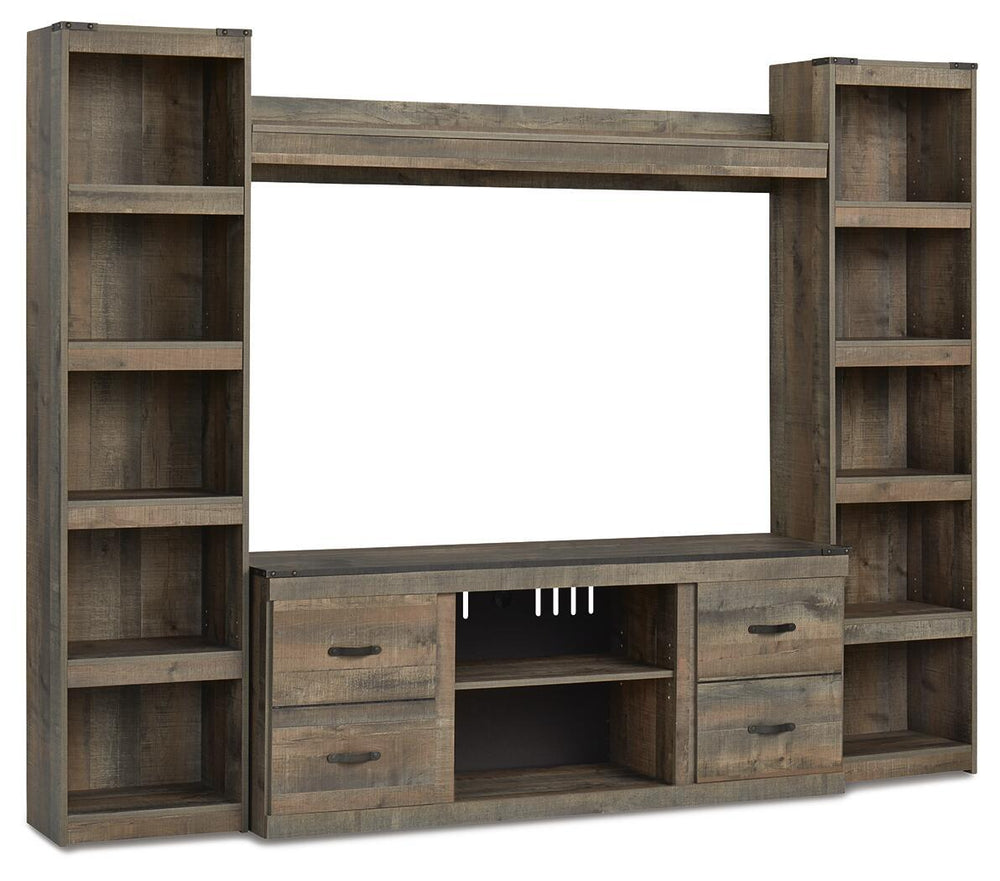 Trinell - 4-Piece Entertainment Center With 60" TV Stand #none