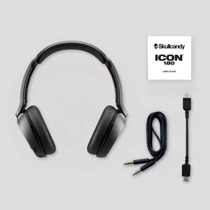 Skullcandy - Icon 180 On-Ear Wireless Bluetooth Headphones - Black