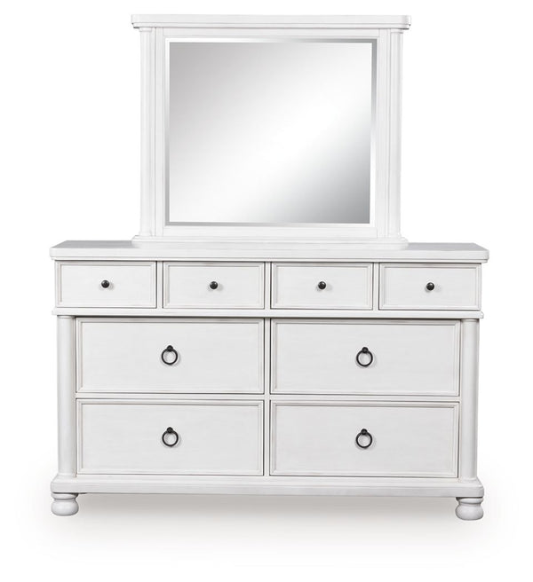 Rowlenstown - Dresser #white #dresser&mirror