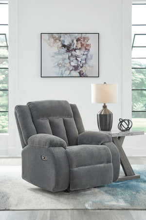 Observación - Sillón reclinable Power Rocker - Acero