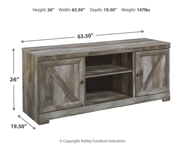 Wynnlow - TV Stand With Fireplace Option #64''wx20''dx26''h