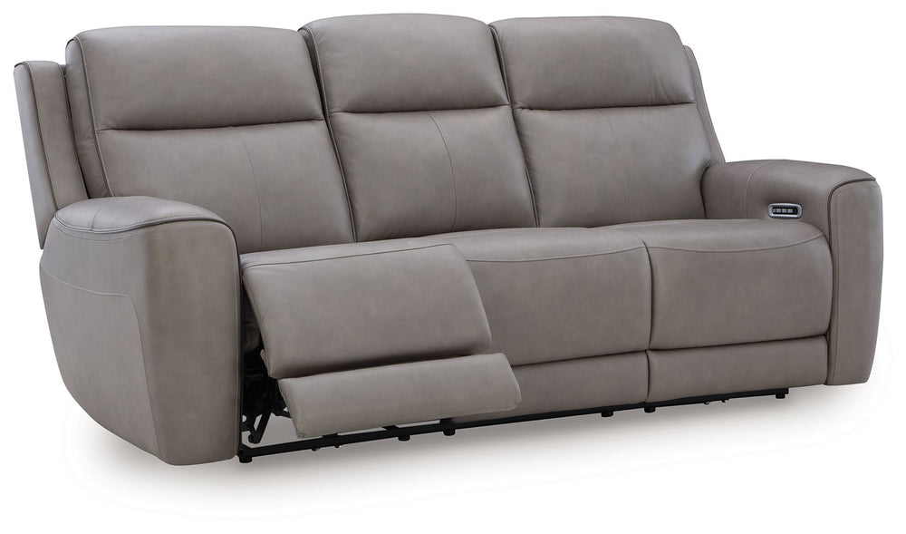 5Z-Comfort - Relaxation - Power Reclining Sofa With Adj Headrest #gray