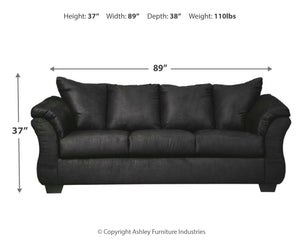Darcy - Sofa #black
