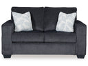 Altari - Stationary Loveseat #darkgray