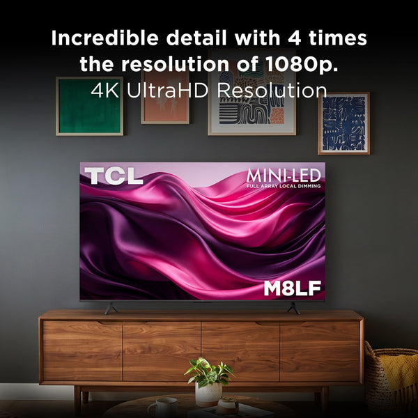 TCL - 85" Class M8LF Series 4K UHD HDR Mini LED Smart TV with Fire TV (2026)