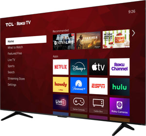 TCL - 85" Class Q6LR Series 4K UHD HDR QLED Smart TV with Roku TV (2026)
