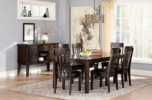 Haddigan - Dining Table With Side Chairs #7pc.table,6sidechairs