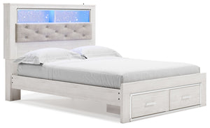 Altyra - Bookcase Bed #queen #footboardstorage