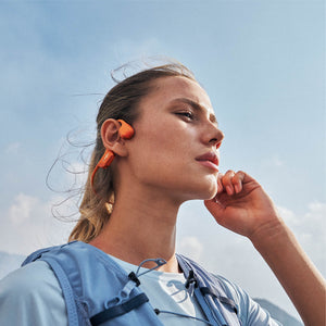 Shokz - OpenRun Pro 2 Wireless Bone Conduction Open-Ear Bluetooth Sports Headphones - Orange