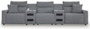Modmax II - 5 Piece Reclining Sectional #5pc.powerrecliningsectionalwith2audioconsoles