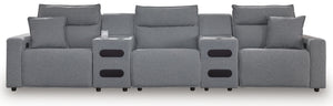 Modmax II - 5 Piece Reclining Sectional #5pc.powerrecliningsectionalwith2audioconsoles