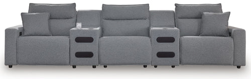 Modmax II - 5 Piece Reclining Sectional #5pc.powerrecliningsectionalwith2audioconsoles