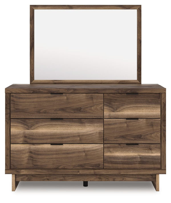 Chirason - 3 Pc. - Full Panel Storage Bed, Dresser And Mirror - Brown