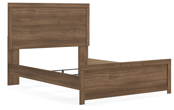 Broachmyn - Panel Bed #lightbrown #queen