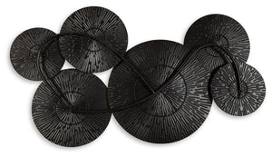 Rhetlen - Decoración de pared - Acabado negro/dorado