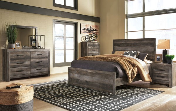 Wynnlow - Panel Bed #queen