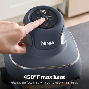 Ninja - Crispi 4-in-1 Portable Glass Air Fryer Cooking System - Gray