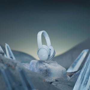 Bose - QuietComfort Wireless Noise Cancelling Over-the-Ear Bluetooth Headphones - Ice Blue