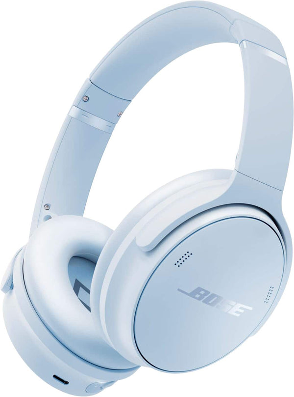 Bose - QuietComfort Wireless Noise Cancelling Over-the-Ear Bluetooth Headphones - Ice Blue
