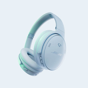 Bose - QuietComfort Wireless Noise Cancelling Over-the-Ear Bluetooth Headphones - Ice Blue