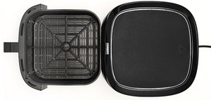 bella PRO - 8-qt. Touchscreen Air Fryer with Divided Basket - Matte Black