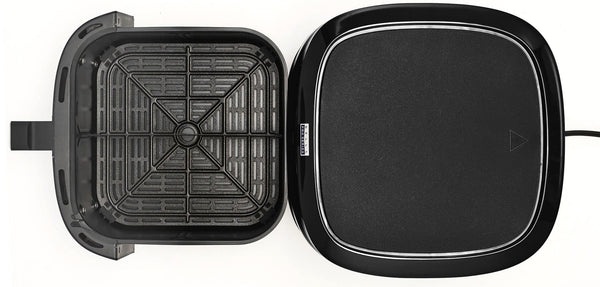 bella PRO - 8-qt. Touchscreen Air Fryer with Divided Basket - Matte Black