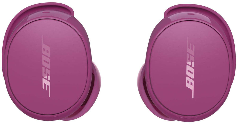 Bose - QuietComfort True Wireless Noise Cancelling In-Ear Earbuds with Customizable Fit - Rosewood Mauve