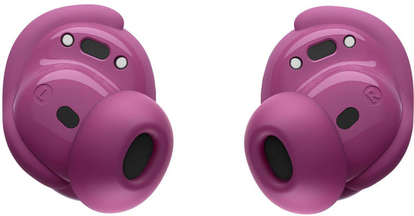 Bose - QuietComfort True Wireless Noise Cancelling In-Ear Earbuds with Customizable Fit - Rosewood Mauve