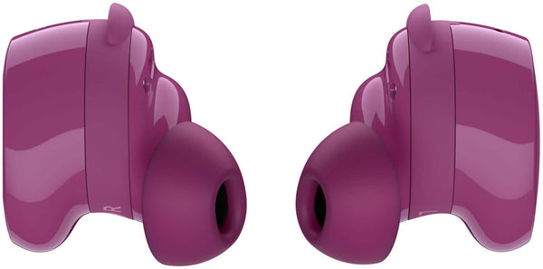 Bose - QuietComfort True Wireless Noise Cancelling In-Ear Earbuds with Customizable Fit - Rosewood Mauve