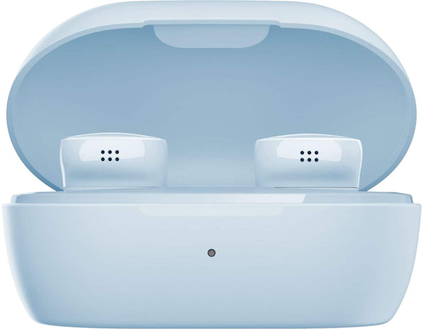 Bose - QuietComfort True Wireless Noise Cancelling In-Ear Earbuds with Customizable Fit - Ice Blue