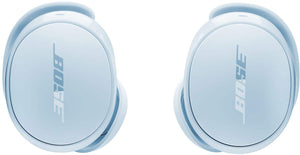 Bose - QuietComfort True Wireless Noise Cancelling In-Ear Earbuds with Customizable Fit - Ice Blue