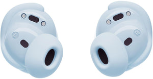 Bose - QuietComfort True Wireless Noise Cancelling In-Ear Earbuds with Customizable Fit - Ice Blue