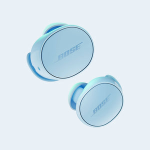 Bose - QuietComfort True Wireless Noise Cancelling In-Ear Earbuds with Customizable Fit - Ice Blue
