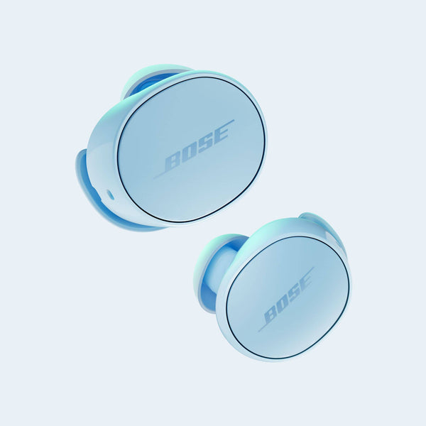 Bose - QuietComfort True Wireless Noise Cancelling In-Ear Earbuds with Customizable Fit - Ice Blue