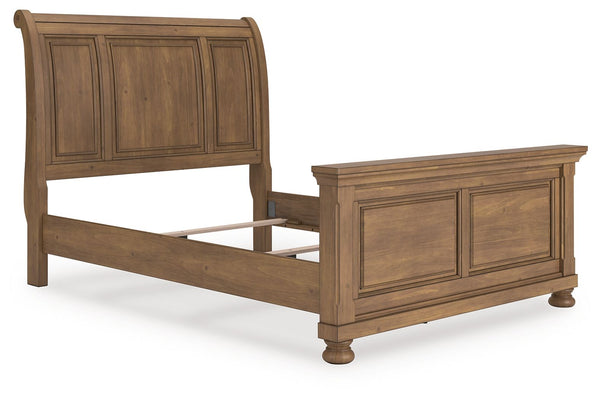 Feddinger - Sleigh Bed #queen