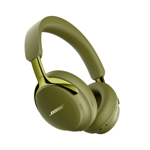 Bose - QuietComfort Ultra Headphones (2nd Gen) Wireless Noise Cancelling Over-Ear Headphones with Immersive Audio - Olive Green