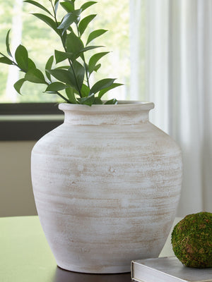 Meadie - 12" Vase #white