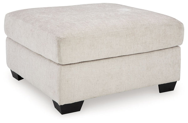 Aviemore - Oversized Accent Ottoman #white