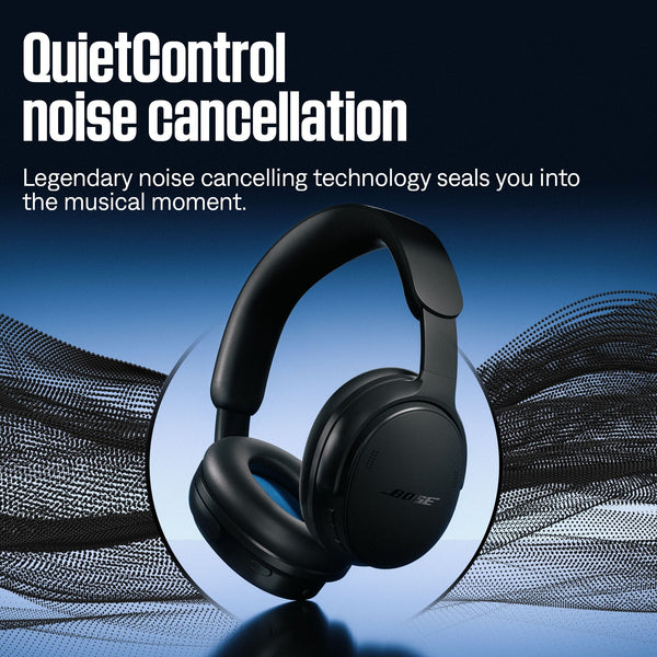 Bose - QuietComfort Headphones (2nd Gen) - Wireless, Over Ear, Active Noise Cancelling, Immersive Audio, USB-C Charging - Hazelnut Taupe