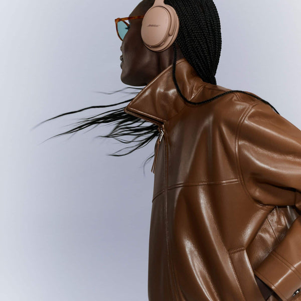 Bose - QuietComfort Headphones (2nd Gen) - Wireless, Over Ear, Active Noise Cancelling, Immersive Audio, USB-C Charging - Hazelnut Taupe