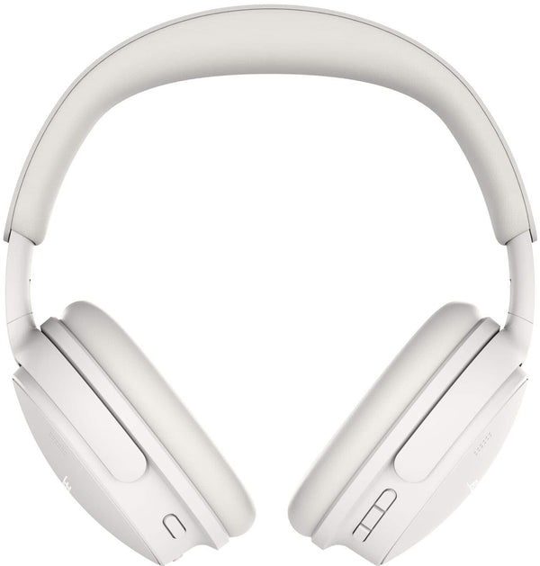 Bose - QuietComfort Headphones (2nd Gen) - Wireless, Over Ear, Active Noise Cancelling, Immersive Audio, USB-C Charging - White Smoke