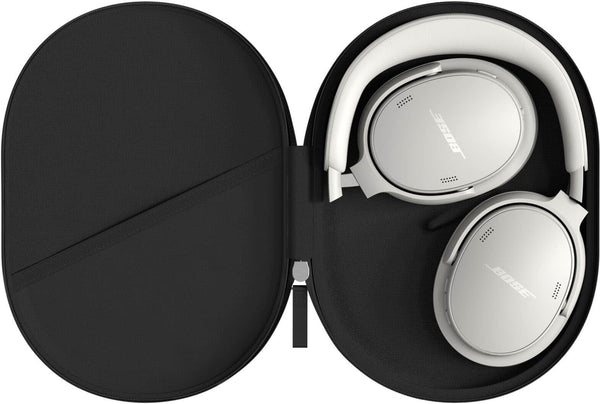 Bose - QuietComfort Headphones (2nd Gen) - Wireless, Over Ear, Active Noise Cancelling, Immersive Audio, USB-C Charging - White Smoke