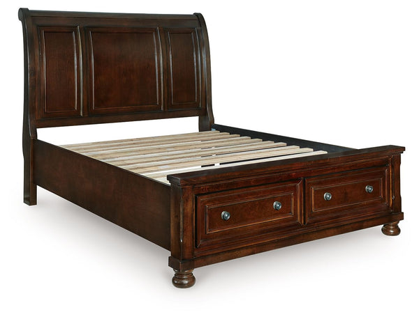 Porter - Sleigh Storage Bed #queen
