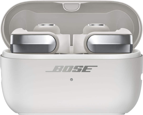 Bose - Ultra Open Earbuds (2nd Gen) - Wireless Bluetooth Open Ear Earbuds with Immersive Audio and Wireless Charging - White Smoke